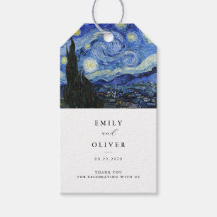 Vincent Van Gogh Starry Night Wedding Geschenkanhänger