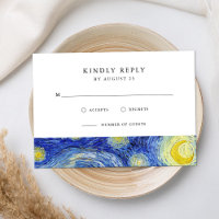 Vincent Van Gogh Starry Night Wedding