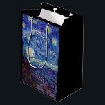 VINCENT VAN GOGH - sternenklare Nacht 1889 Mittlere Geschenktüte<br><div class="desc">VINCENT VAN GOGH - sternenklare Nacht 1889
Öl auf Leinwand</div>