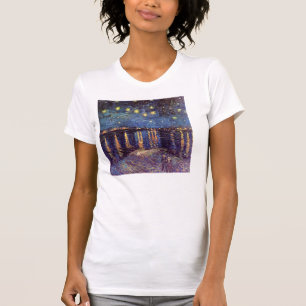 Vincent van Gogh - sternenklare Nacht auf Rhône T-Shirt
