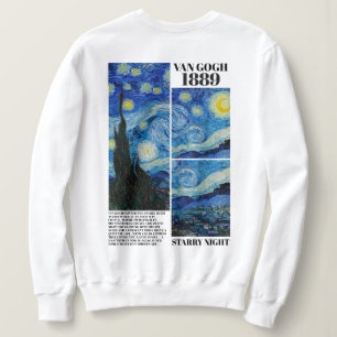 Vincent Van Gogh Sternennacht 1889 Kunst Sweatshirt