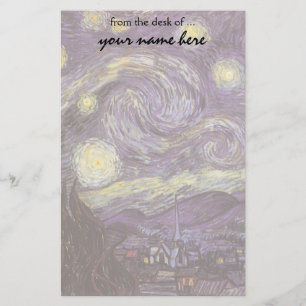 Vincent van Gogh - Sternennacht Briefpapier