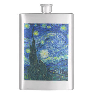 Vincent van Gogh-Sternennacht Flachmann