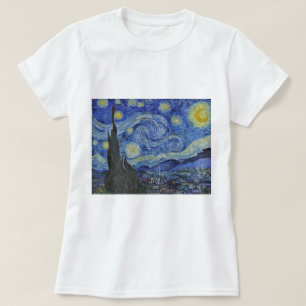 Vincent van Gogh Sternennacht GalerieHD Fine Art T-Shirt