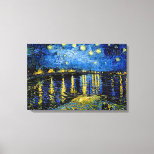 Vincent Van Gogh Sternennacht über der Rhone 1888 Leinwanddruck