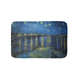 Vincent van Gogh - Sternennacht über der Rhone Badematte