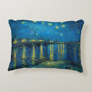 Vincent Van Gogh Sternennacht über der Rhone Dekokissen