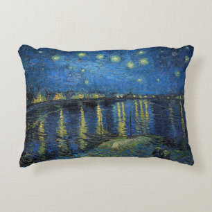 Vincent van Gogh - Sternennacht über der Rhone Dekokissen