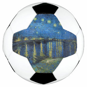 Vincent van Gogh - Sternennacht über der Rhone Fußball