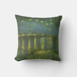 Vincent van Gogh - Sternennacht über der Rhone Kissen