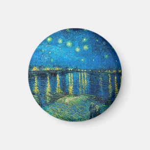 Vincent Van Gogh Sternennacht über der Rhone Magnet