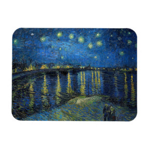 Vincent van Gogh - Sternennacht über der Rhone Magnet
