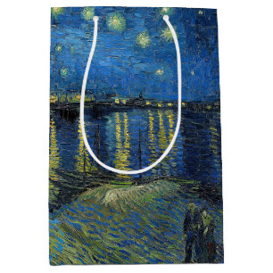 Vincent van Gogh - Sternennacht über der Rhone Mittlere Geschenktüte