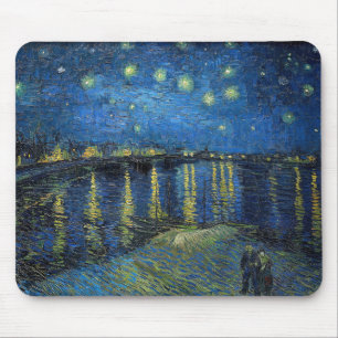 Vincent van Gogh - Sternennacht über der Rhone Mousepad