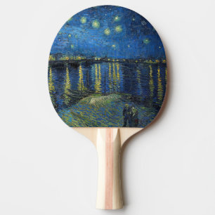 Vincent van Gogh - Sternennacht über der Rhone Tischtennis Schläger