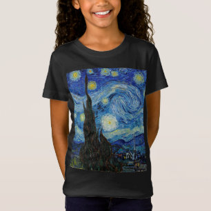 Vincent Van Gogh Sternennacht Vintage-Fine-Art T-Shirt
