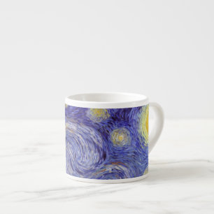 Vincent Van Gogh Sternennacht Vintage Kunst Espressotasse
