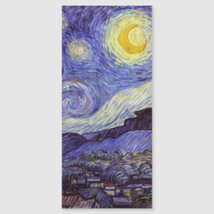 Vincent Van Gogh Sternennacht Vintage Kunst Magnetkarte