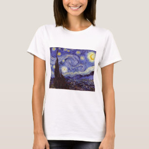 Vincent Van Gogh Sternennacht Vintage Kunst T-Shirt