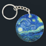 vincent van gogh sternte Nacht Schlüsselanhänger<br><div class="desc">Van Goghs berühmtes Gemälde "The Starry Night". In den 1880er Jahren, als er während seines bleibe am Asyl von Saint Remy bemalt wurde, stellte van Gogh die sanften Hügel und Zypressen dar, die er aus seinem Fenster sah. Digitale Verstärkung durch PixDezines. Copyright © 2008-2016 PixDezines.com™ und PixDezines™ auf zazzle.com. Alle...</div>