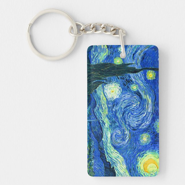 vincent van gogh sternte Nacht Schlüsselanhänger (Vorderseite)