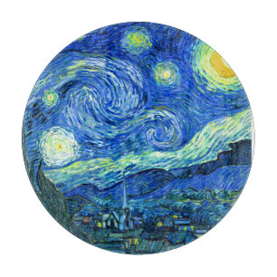 vincent van gogh sternte Nacht Schneidebrett