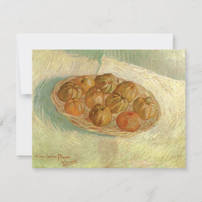 Vincent van Gogh - Still Life Basket of Äpfel (Vorderseite)