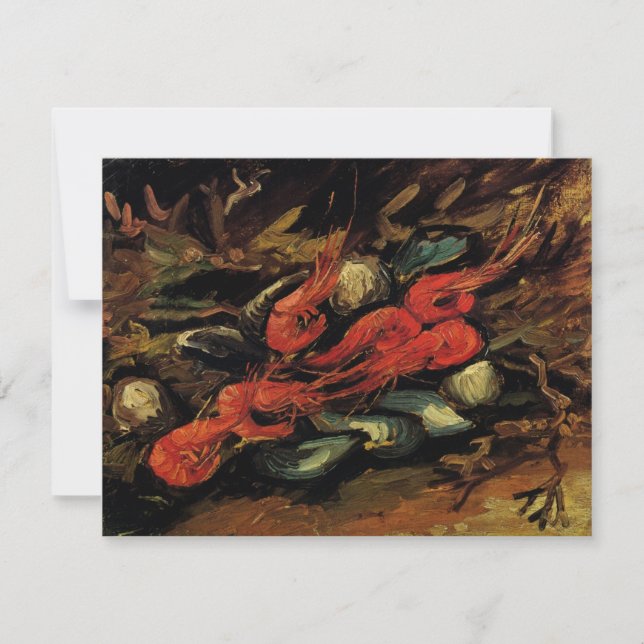 Vincent van Gogh - Still Life Mussels und Shrimp (Vorderseite)