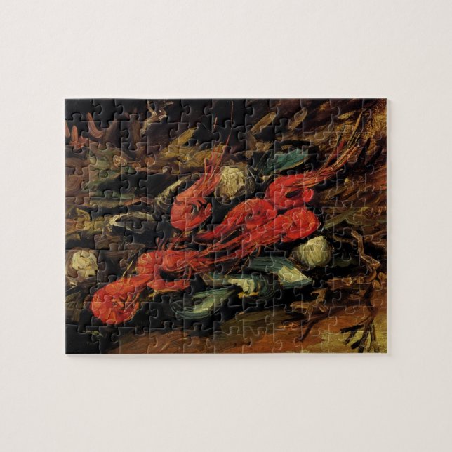Vincent van Gogh - Still Life Mussels und Shrimp (Horizontal)