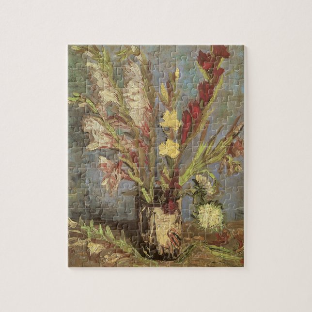 Vincent van Gogh - Still Life Vase mit Gladioli (Vertikal)