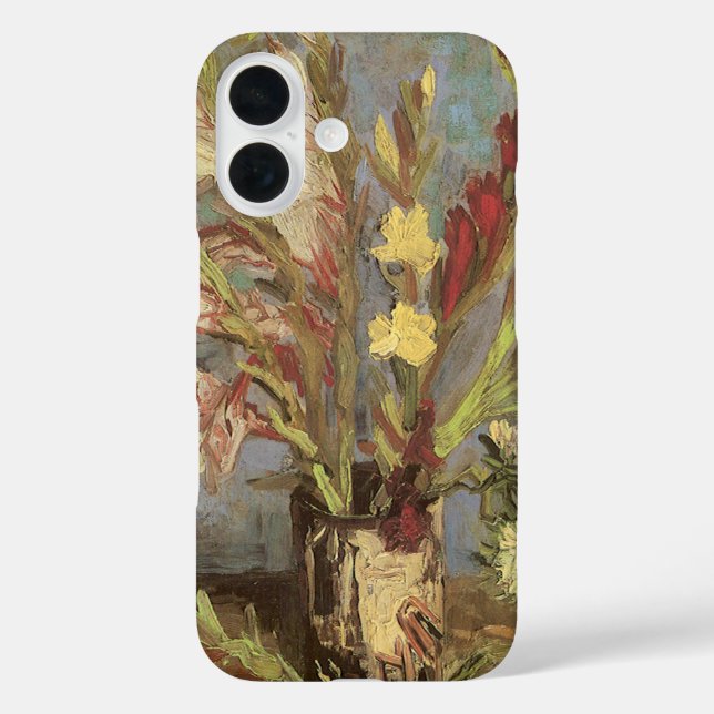 Vincent van Gogh - Still Life Vase mit Gladioli iPhone 16 Hülle (Rückseite)