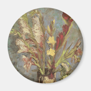 Vincent van Gogh - Still Life Vase mit Gladioli Magnet