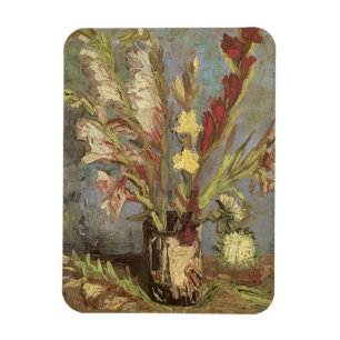 Vincent van Gogh - Still Life Vase mit Gladioli Magnet