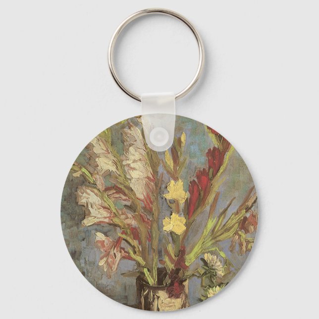 Vincent van Gogh - Still Life Vase mit Gladioli Schlüsselanhänger (Vorderseite)