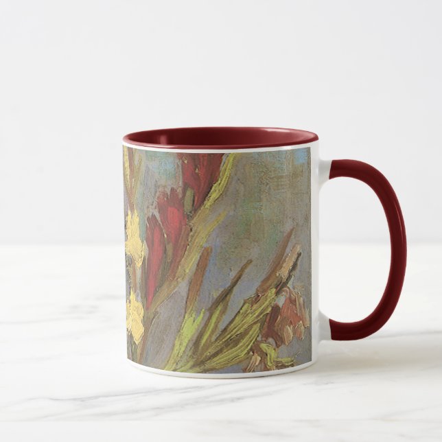 Vincent van Gogh - Still Life Vase mit Gladioli Tasse (Rechts)