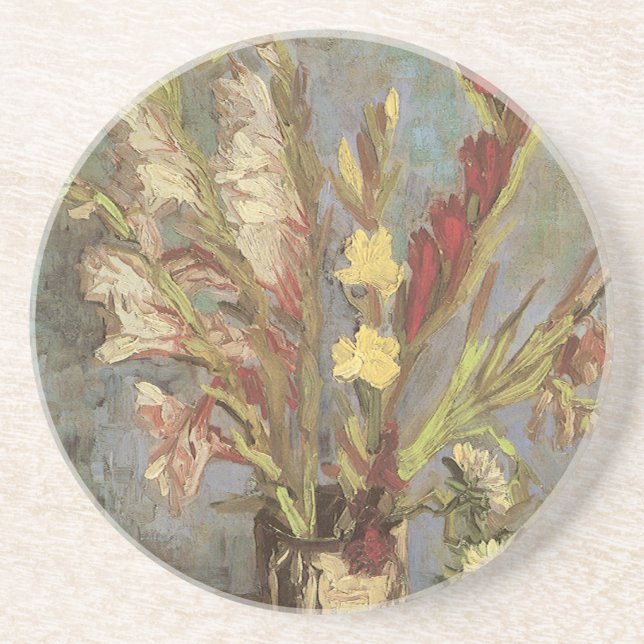Vincent van Gogh - Still Life Vase mit Gladioli Untersetzer (Vorne)