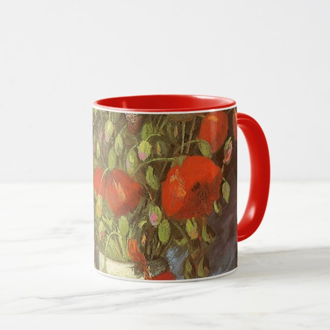 Vincent van Gogh Still Life Vase mit roten Pfoten Tasse (VorderseiteRechts)