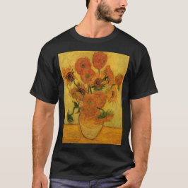 Vincent van Gogh Still Life Vase w 15 Sonnenblumen T-Shirt