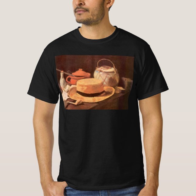 Vincent van Gogh - Still Life w Yellow Straw Hat T-Shirt (Vorderseite)