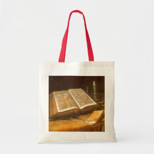 Vincent van Gogh - Stilleben mit Bibel Tragetasche