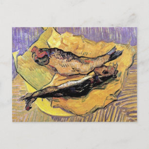 Vincent Van Gogh - Stillleben Bloaters Kunstdruck Postkarte