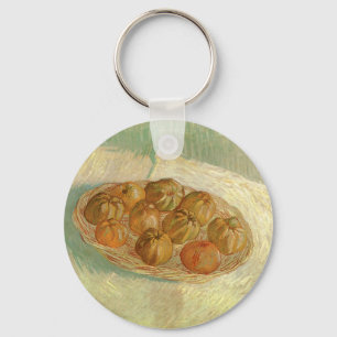 Vincent van Gogh - Stillleben Korb mit Äpfeln Schlüsselanhänger