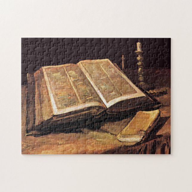 Vincent Van Gogh - Stillleben mit Bibel (Horizontal)