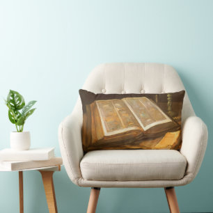 Vincent van Gogh - Stillleben mit Bibel Lendenkissen