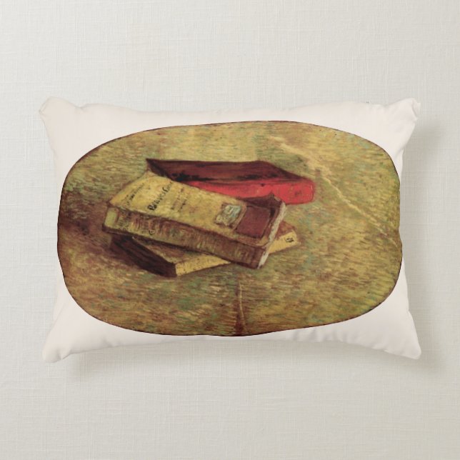 Vincent van Gogh - Stillleben mit drei Büchern Dekokissen (Vorderseite)
