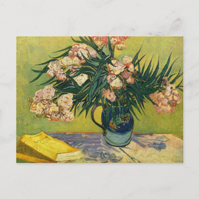 Vincent van Gogh - Stillleben mit Oleander Postkarte (Vorderseite)