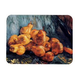 Vincent Van Gogh - Stillleben mit Pears Fine Art Magnet