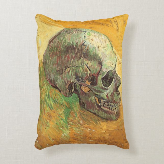 Vincent van Gogh - Stillleben mit Skull Dekokissen (Vorderseite(Vertikal))