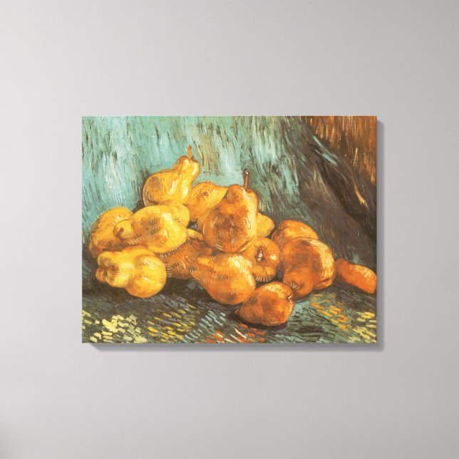 Vincent van Gogh - Stillleben mit stillen Birnen Leinwanddruck (Vorderseite)