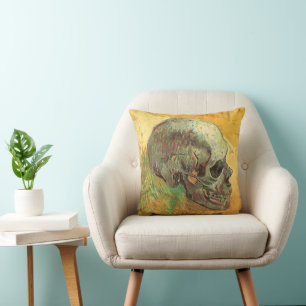 Vincent van Gogh - Stillleben mit Totenkopf Kissen
